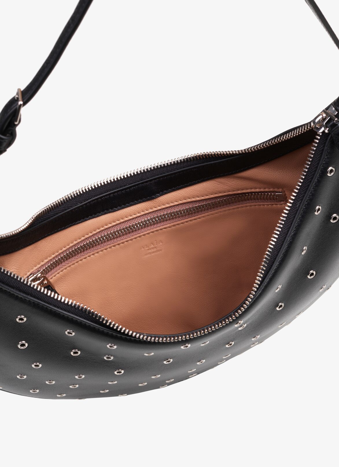EYELET Demi-Lune BAG ALAÏA BLACK EYELET DEMI-LUNE BAG